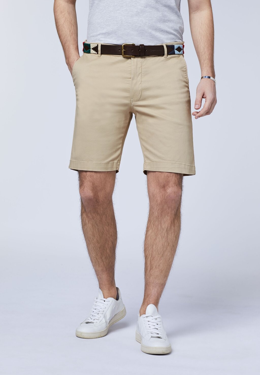 

Шорты Bermuda Aus Stretch Twill Polo Sylt, оксфорд светло-коричневые