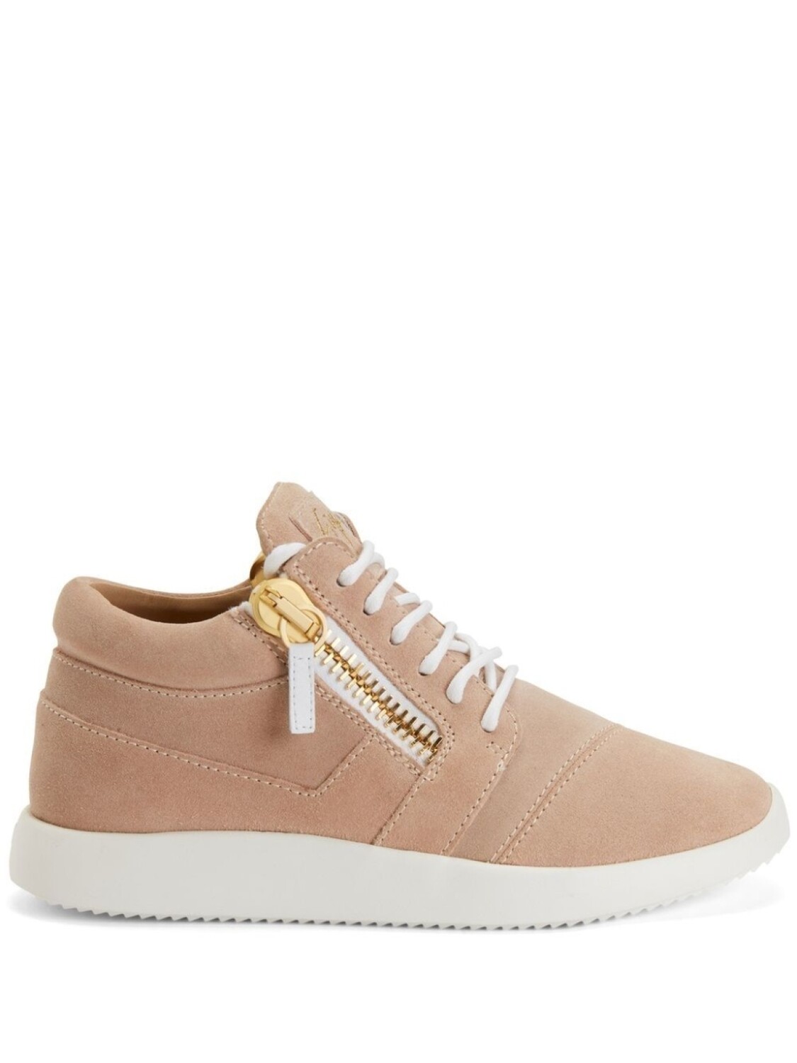 Кроссовки Runner на шнуровке Giuseppe Zanotti, бежевый