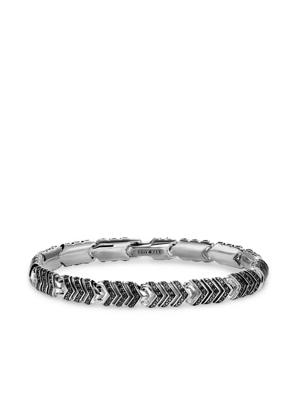 

Серебряный браслет с бриллиантами David Yurman, серебяный