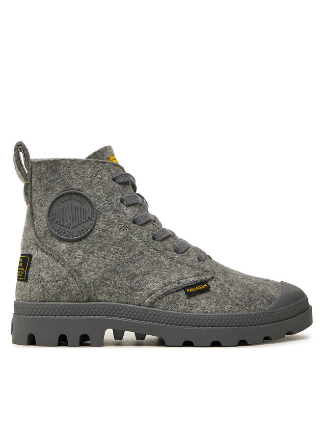 

Ботильоны на шнуровке Palladium Pampa Hi Merino 74377-027-M, серый