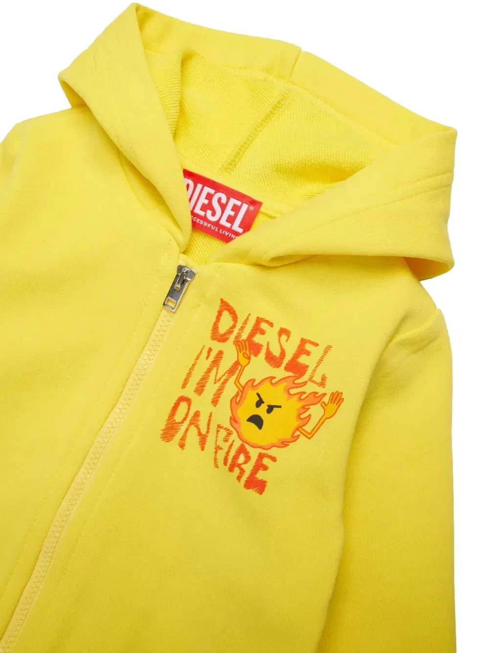 Толстовка на молнии Spilb Diesel Kids, желтый — фото 3