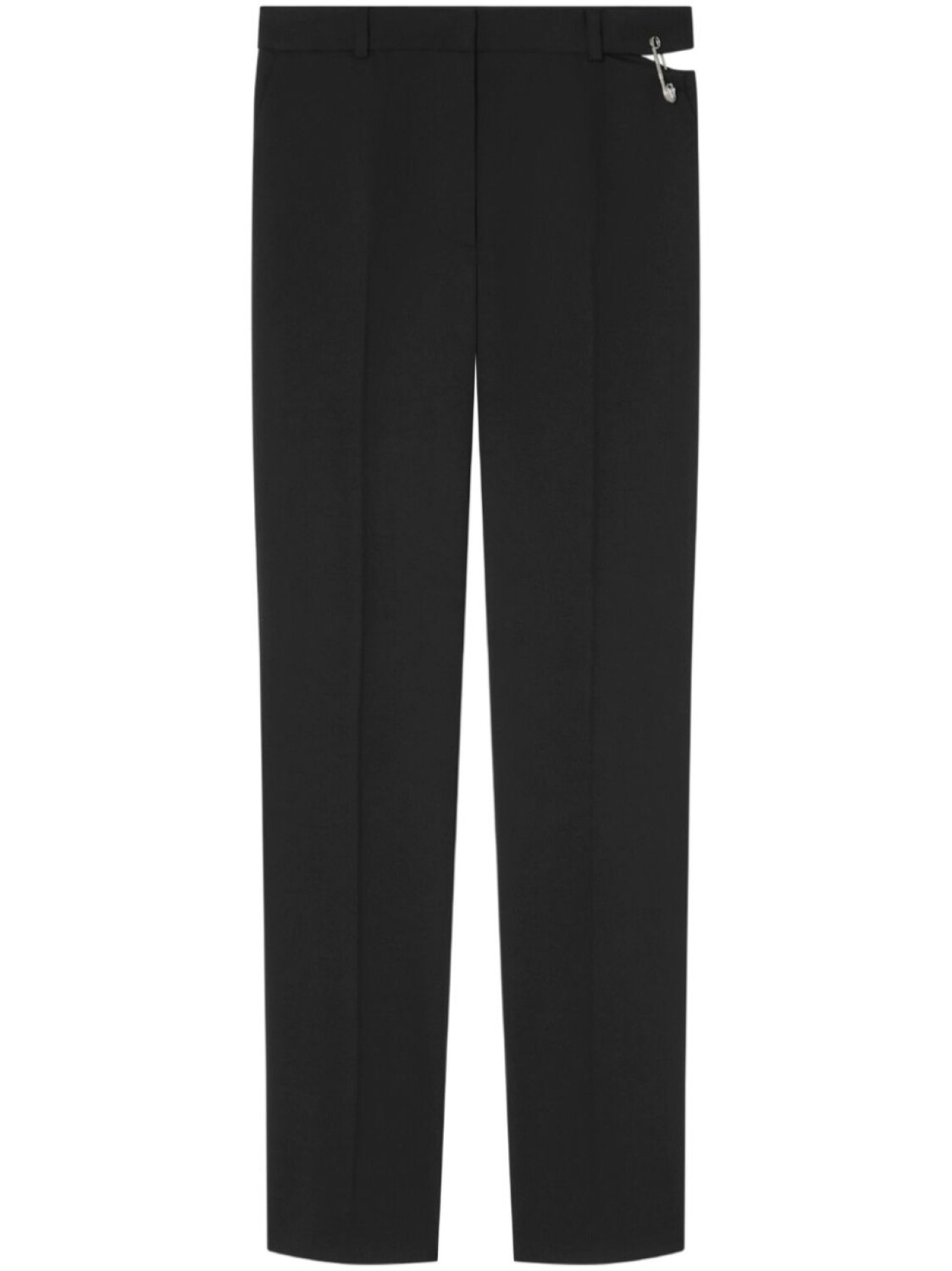

Versace брюки с декором Safety Pin, черный