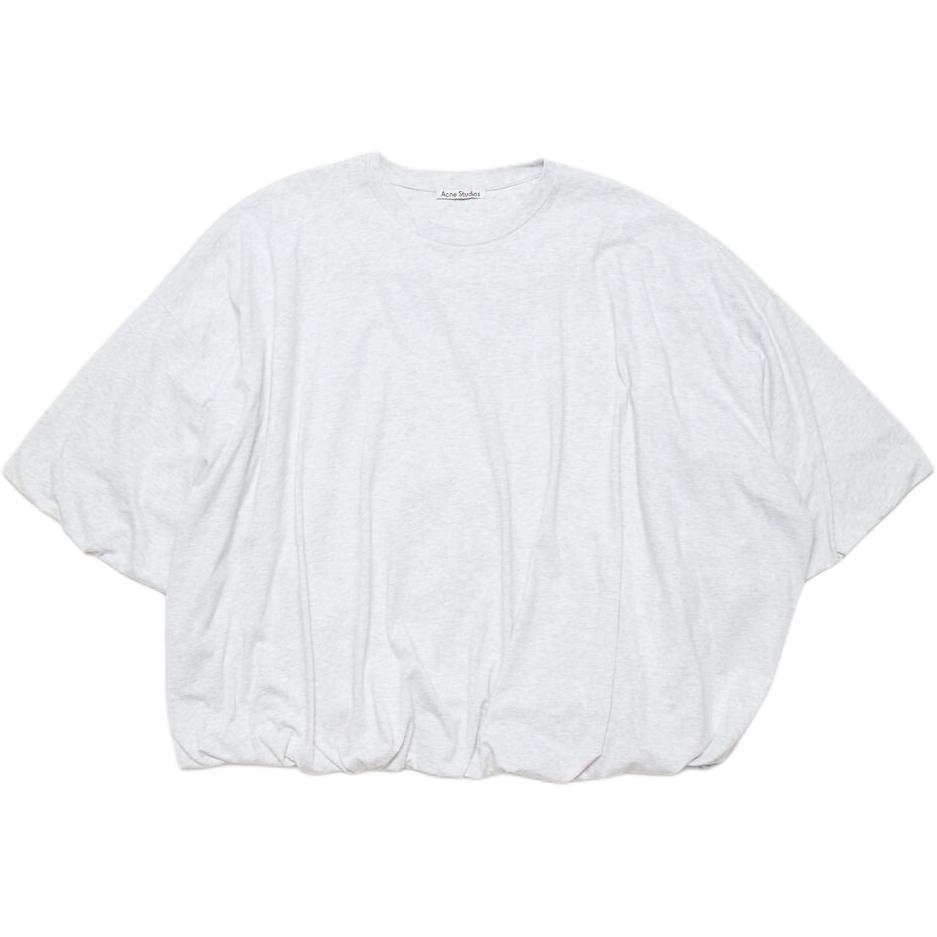 Хлопковая футболка Acne Studios, серый