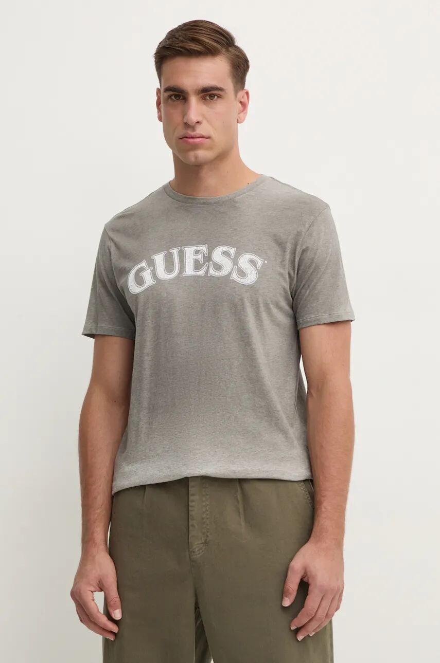 

Футболка Guess из хлопка, серый