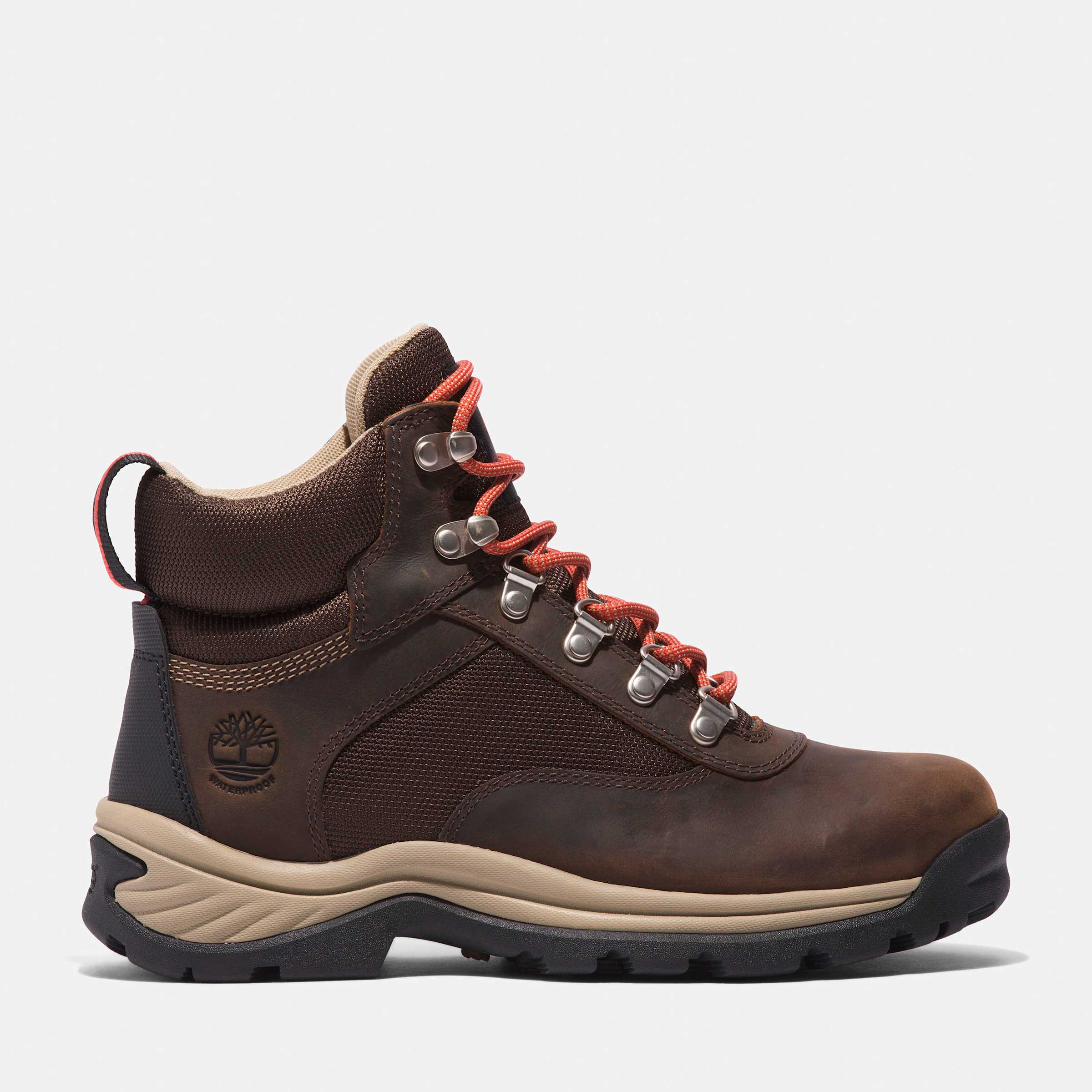 Женские белые водонепроницаемые треккинговые ботинки Lace-Up Mid Ledge Timberland