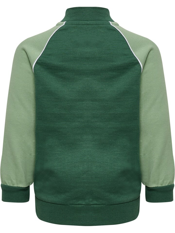 Толстовка Hummel Reißverschluss Jacket Raglanärmel Hmlarnold Kinder, цвет GARDEN TOPIARY — фото 2