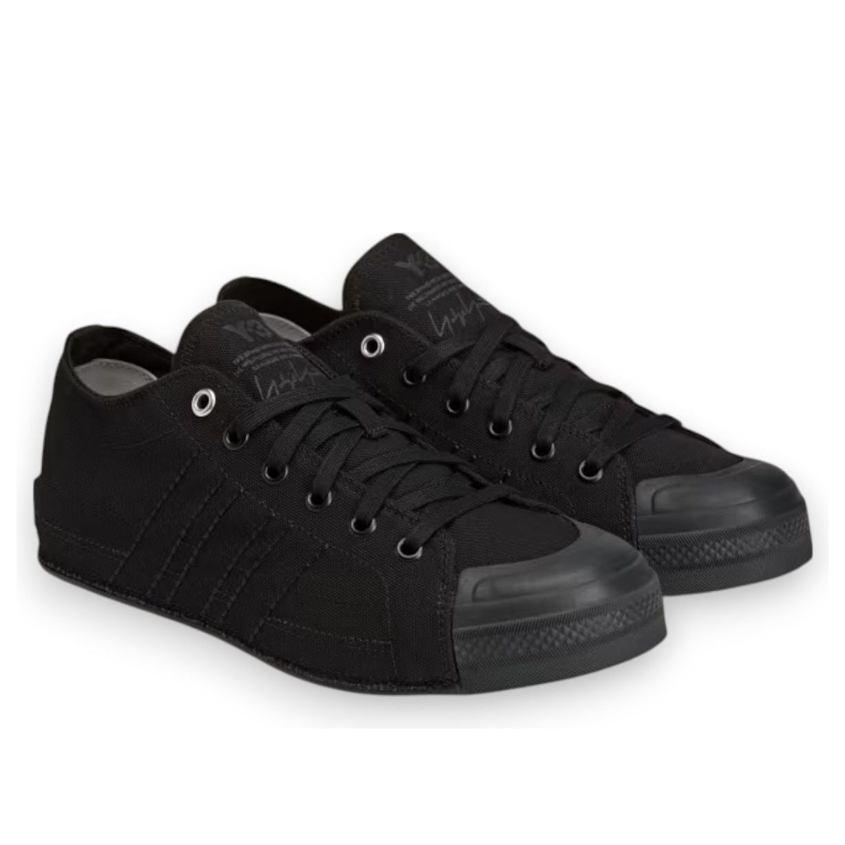 Adidas Y-3 Nizza Lo 'Black' — фото 2
