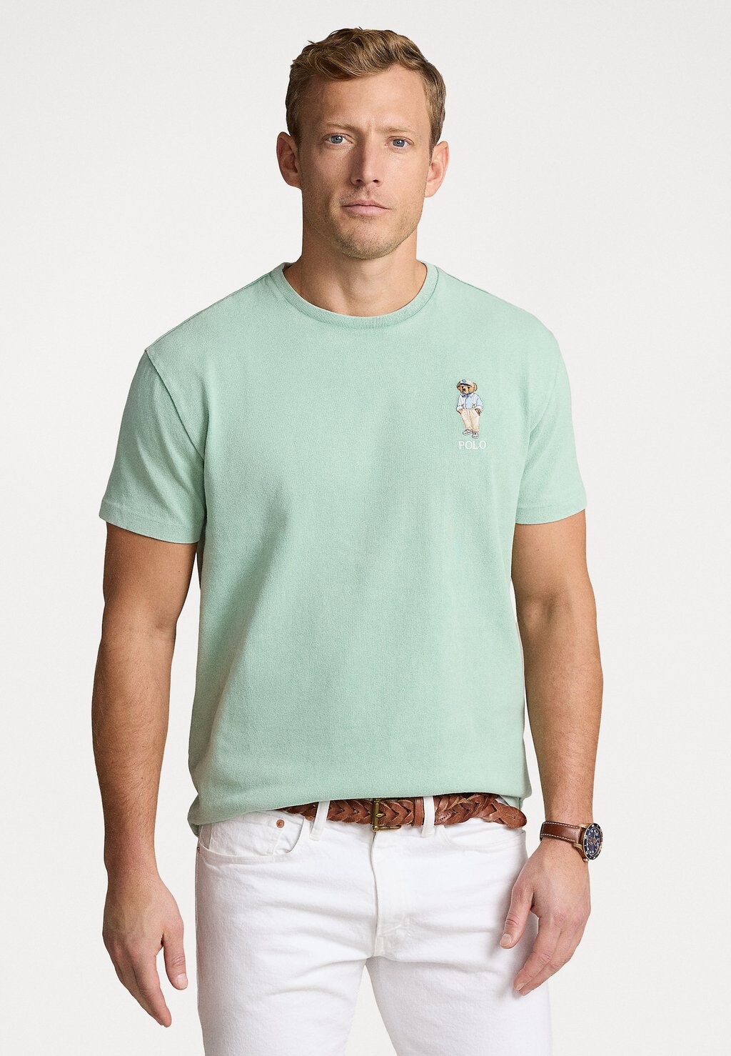 

Базовая футболка CLASSIC FIT POLO BEAR JERSEY T-SHIRT Ralph Lauren, мята