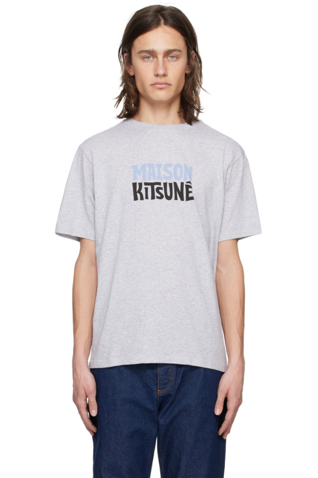 

Футболка Surf club Maison Kitsuné, серый