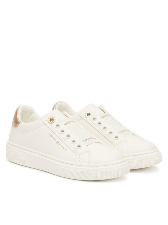 Кроссовки Low Cut Sneaker T3A9-33983-1355 S Tommy Hilfiger, белый — фото 2