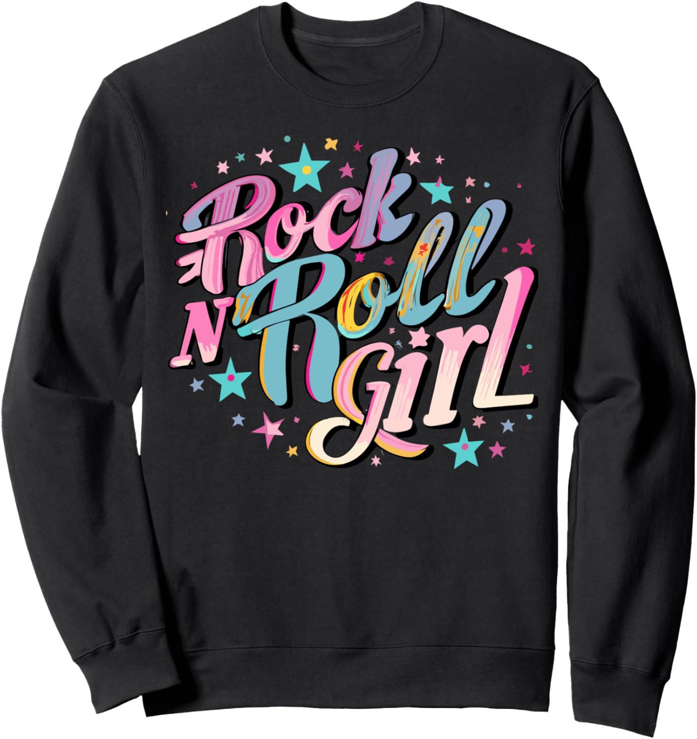 

Толстовка «Девушка в стиле рок-н-ролл» Дарла Rock N Roll Girl, черный