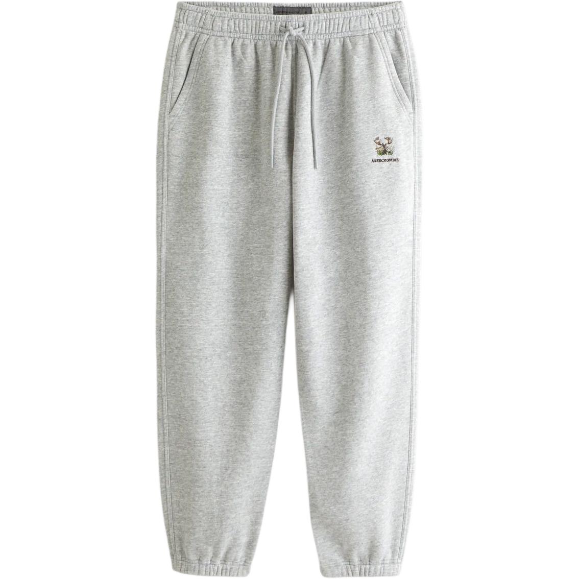 

Вязаные спортивные штаны для мужчин Abercrombie＆Fitch, серый