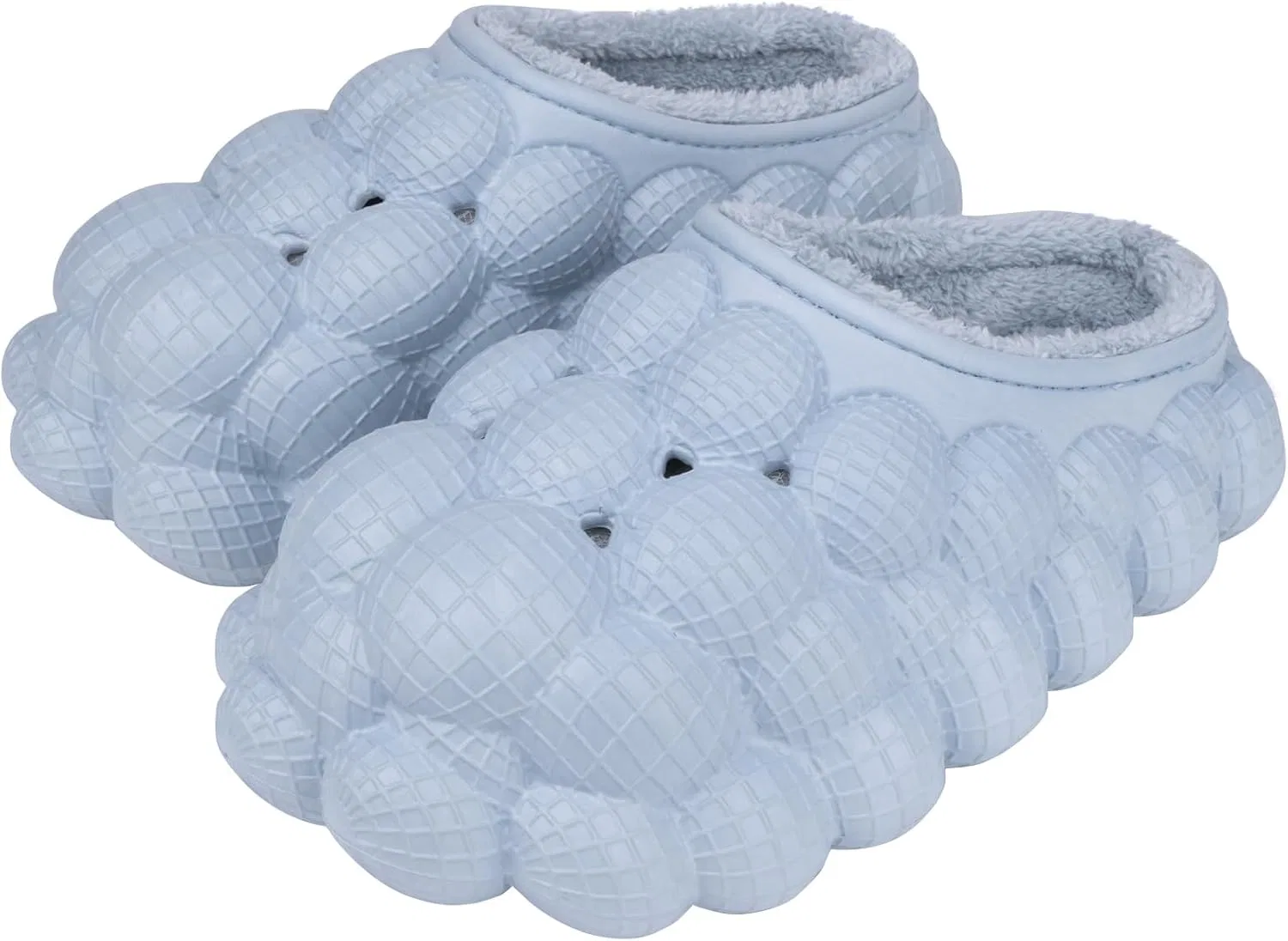 Тапочки с мехом, Slippers, 4479-blue Onngaku — фото 2