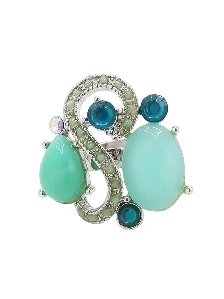 

Collezione alessandro Кольцо "Сисси" зеленого цвета