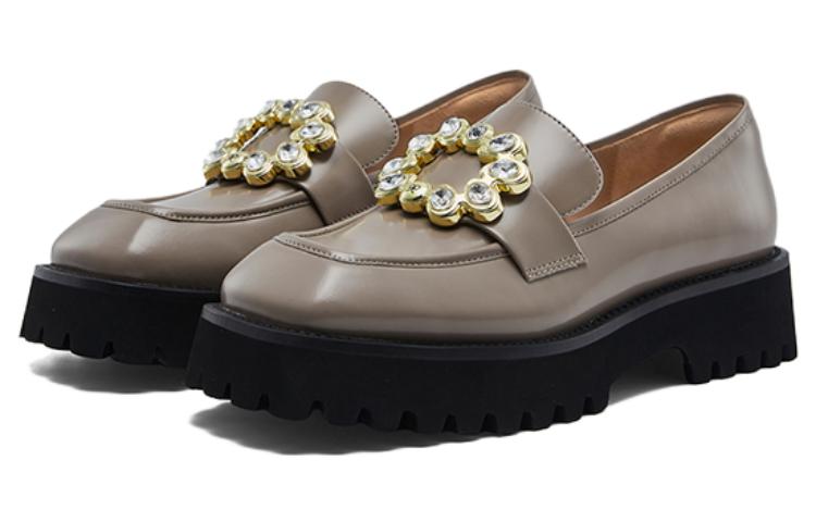 Женские лоферы Black/Taupe NINE WEST — фото 2