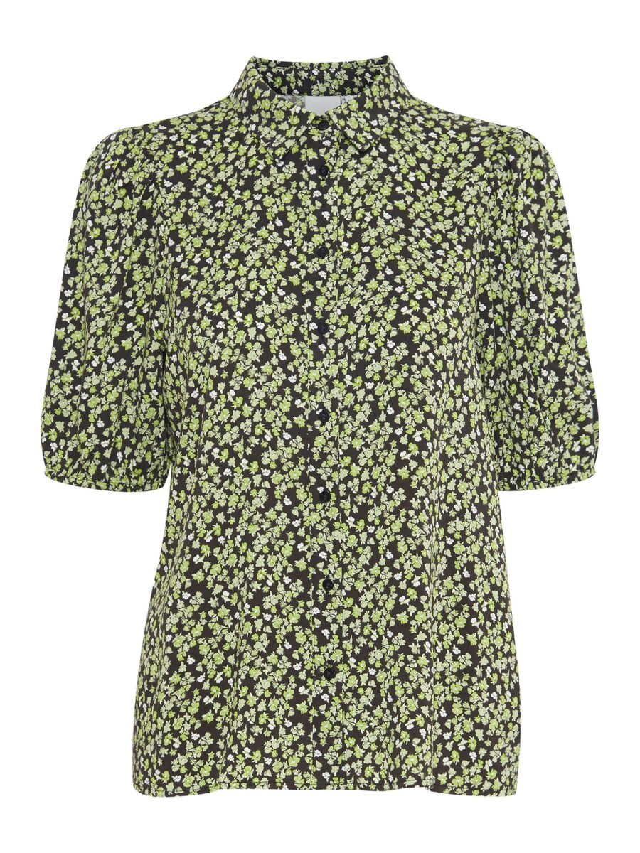 

Блузка с коротким рукавом ICHI Blouse Aya, цвет mottled green