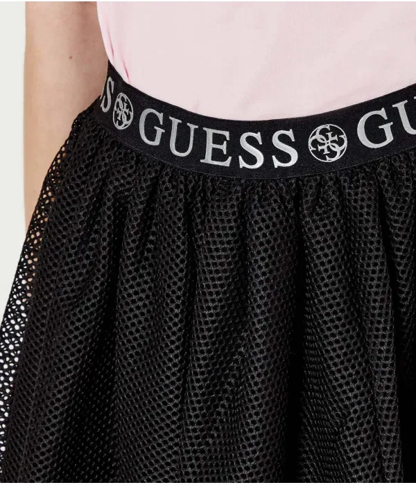 Юбка Guess, черный — фото 4