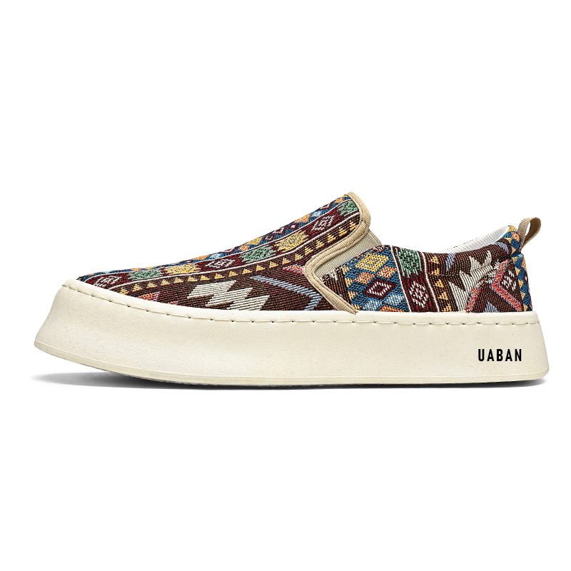 

URBAN AUTHENTIC Скользоустойчивые мужские кэжуал кеды низкие хаки, цвет Khaki
