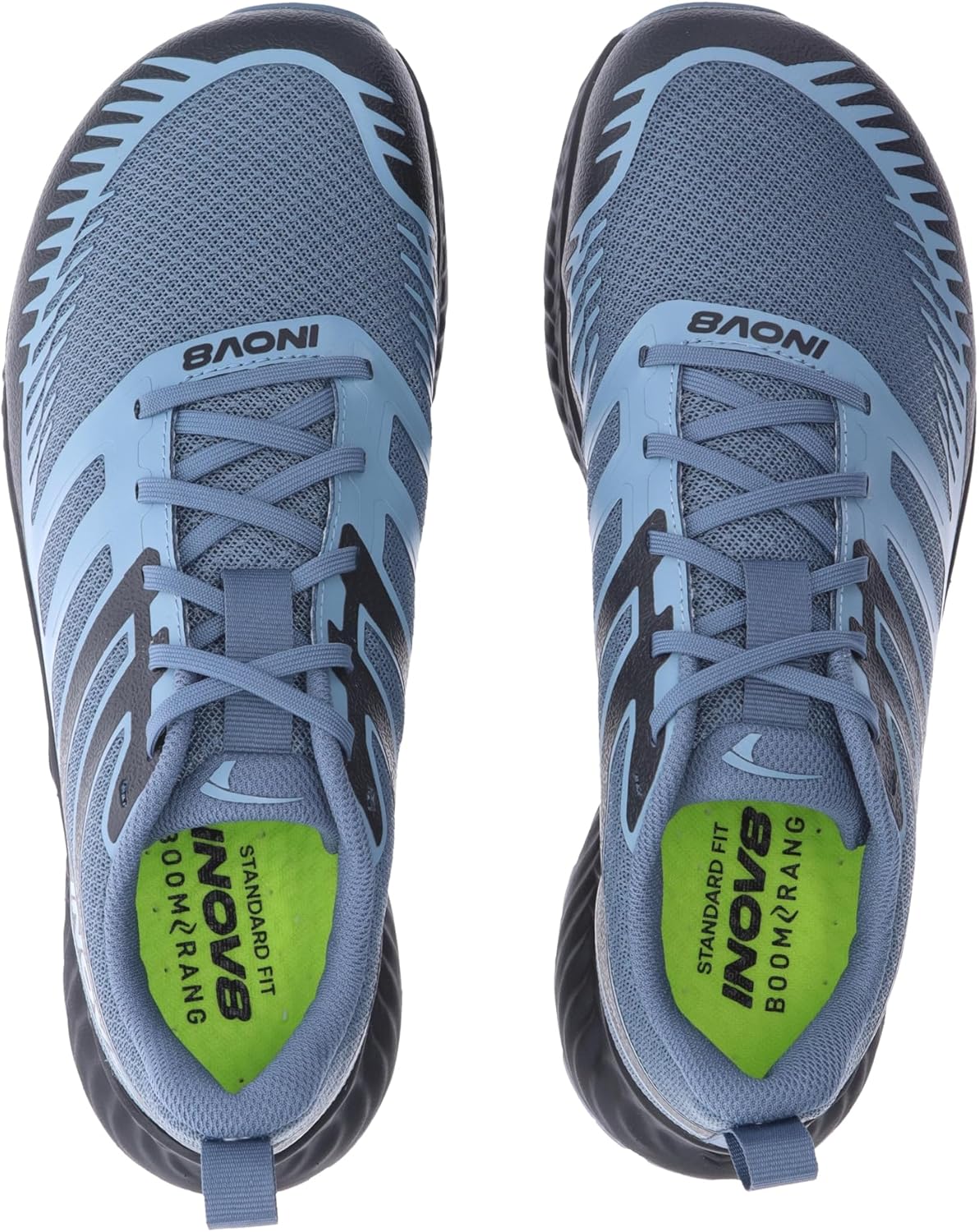 Мужские кроссовки для трейлраннинга INOV8 Trailfly, черный/синий/серый — фото 3