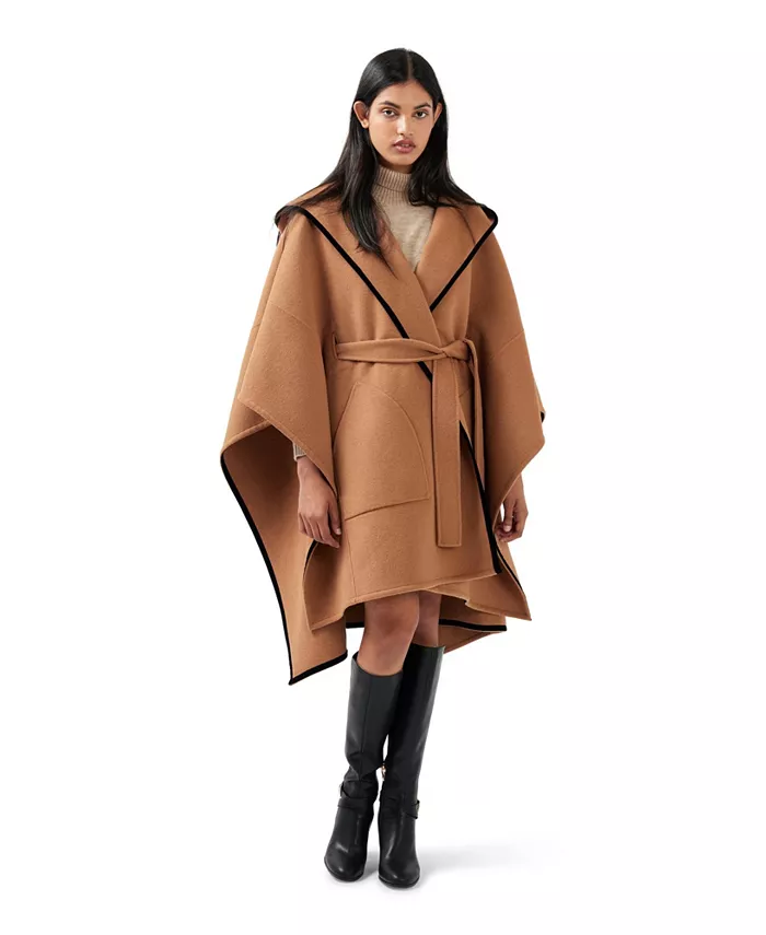 

Женская накидка с капюшоном Need You Now Belle & Bloom, коричневый/бежевый