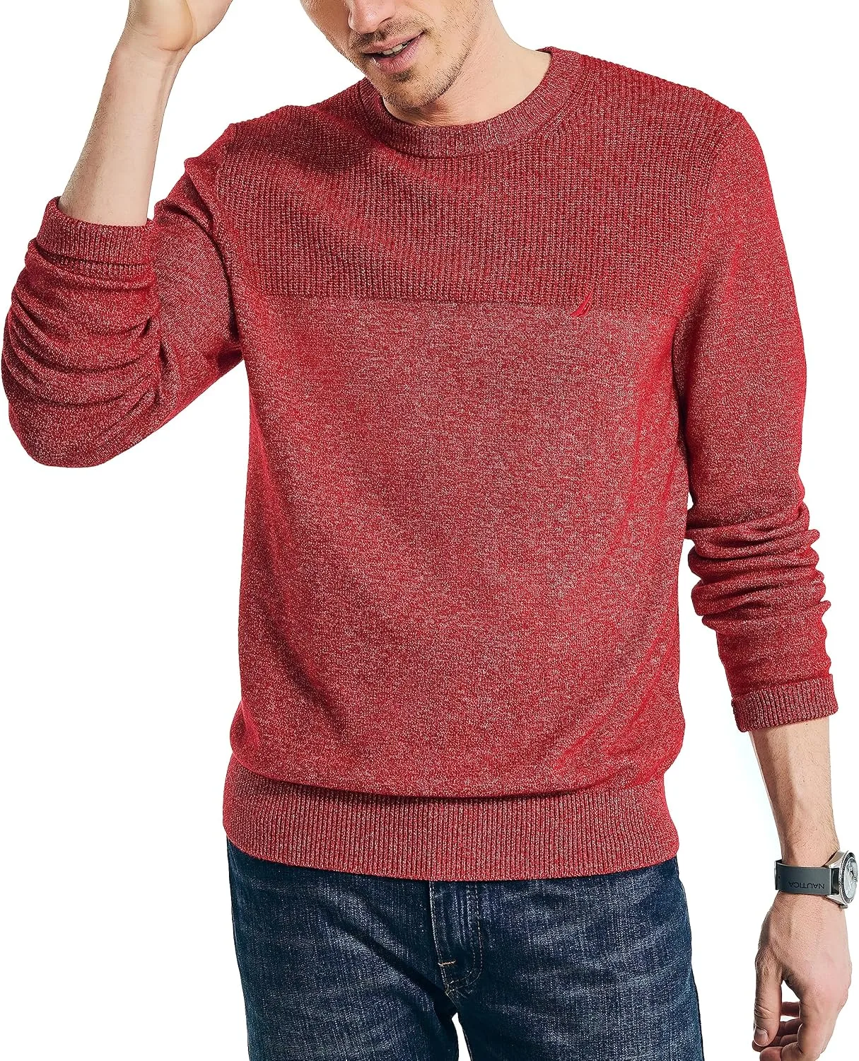 

Мужской свитер Nautica Sustainably Crafted Textured Crewneck