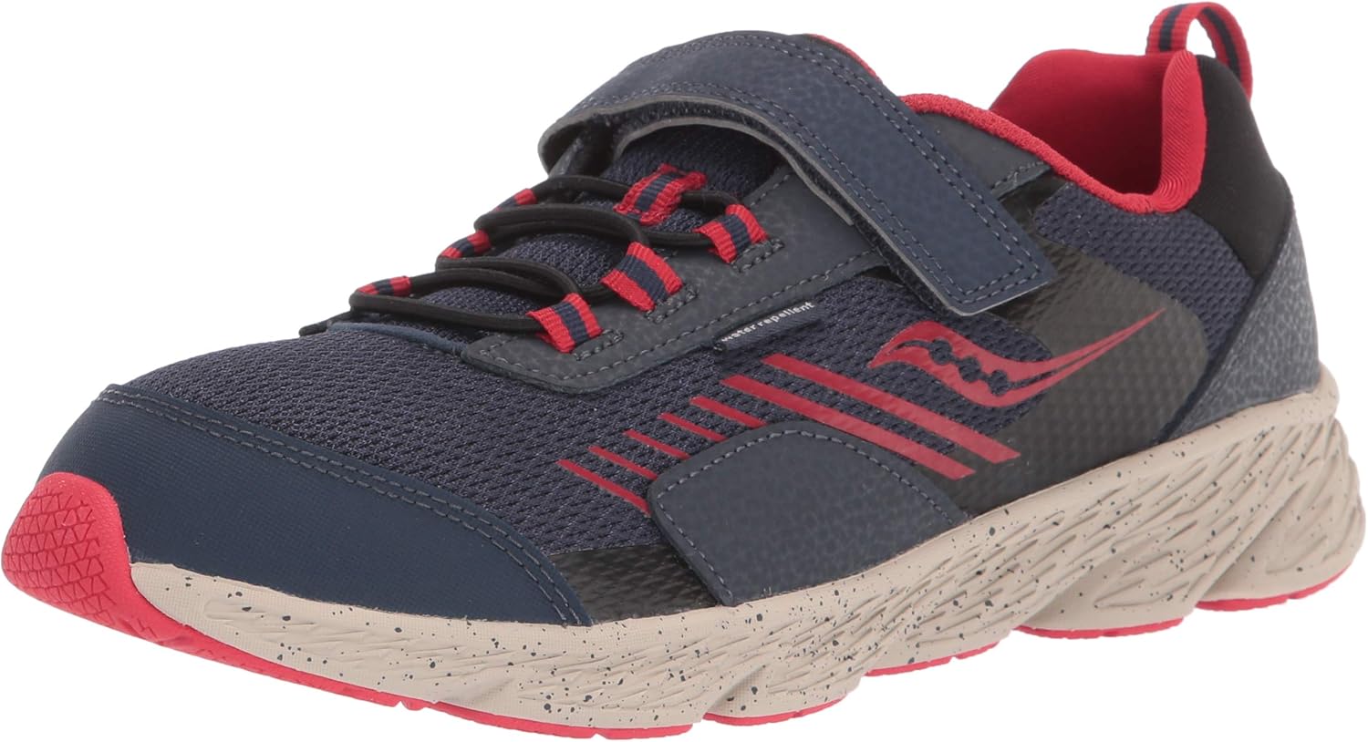 

Детские кроссовки Saucony Wind Shield Wind Shield для бега (унисекс/детские), темно-синий/красный