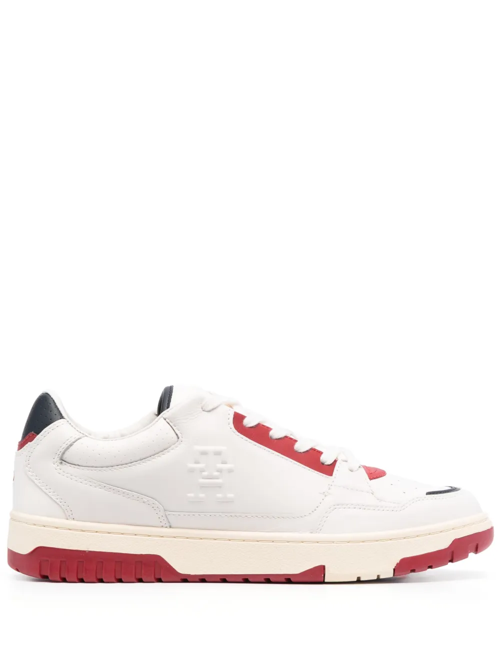 

Кроссовки с тисненой монограммой Tommy Hilfiger, белый