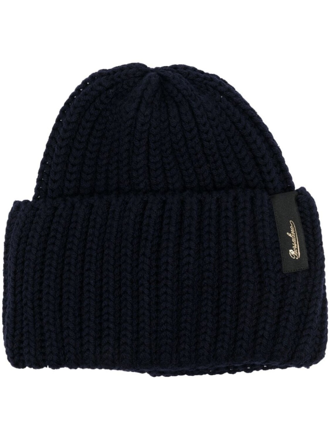 

Borsalino шапка бини Bell в рубчик, синий