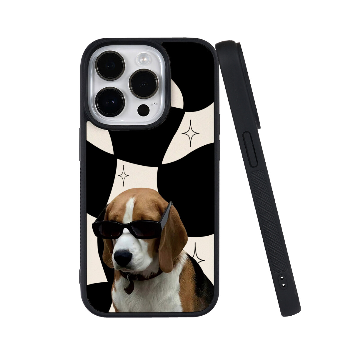 

Чехол для телефона Keshami, Plaid sunglasses dog
