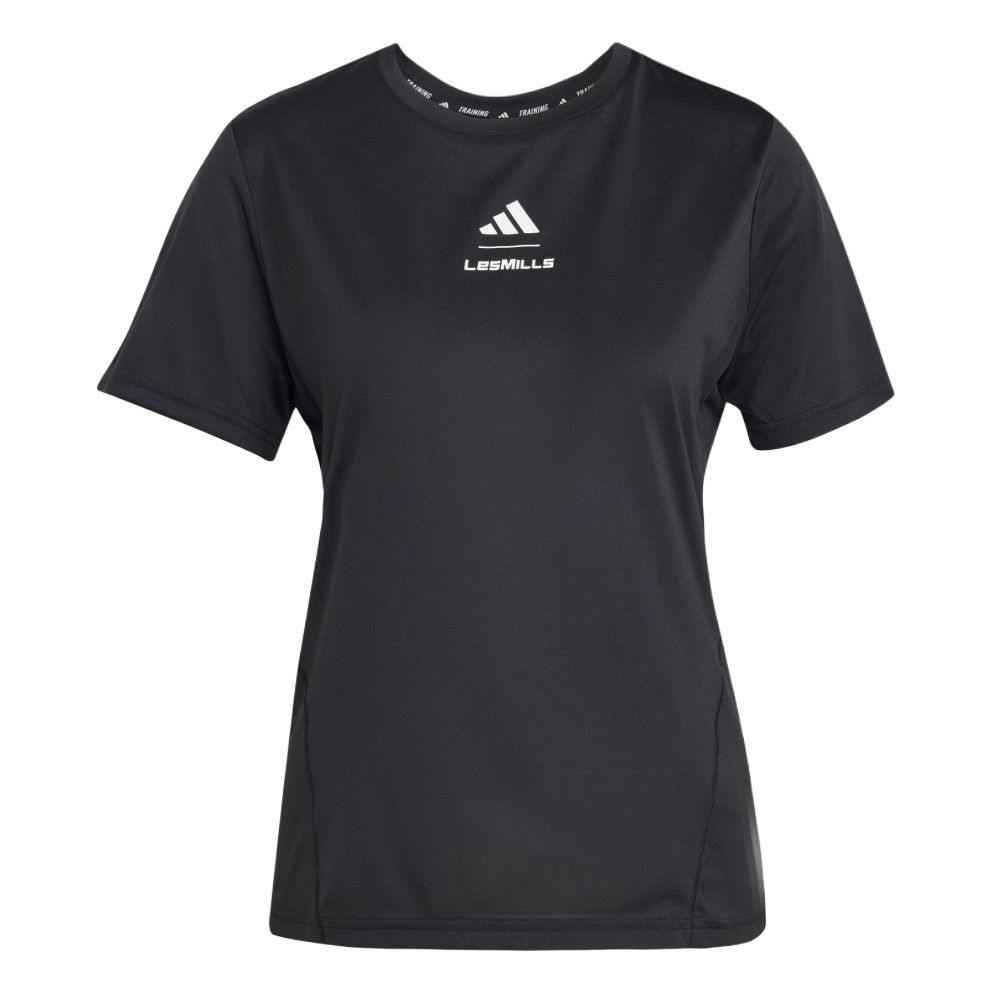 Adidas Футболка Les Mills женская черная — фото 3