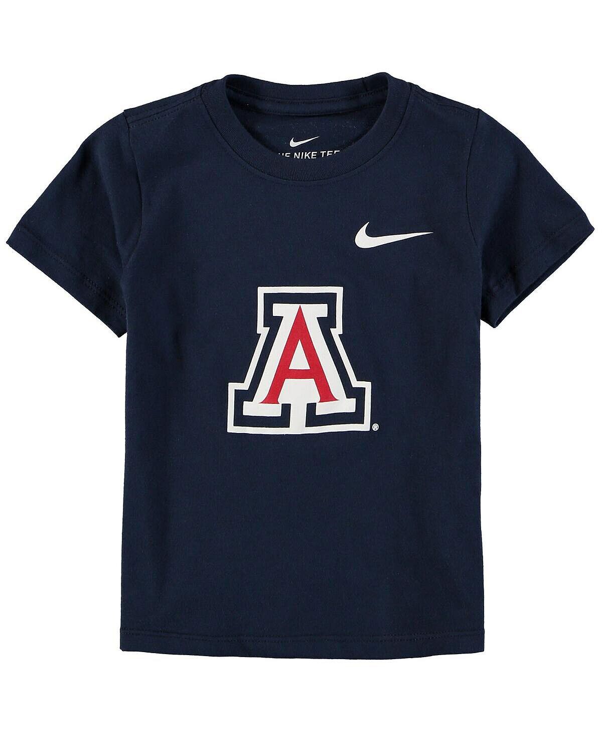 

Темно-синяя футболка с логотипом Arizona Wildcats для мальчиков и девочек для малышей Nike, Синий, Темно-синяя футболка с логотипом Arizona Wildcats для мальчиков и девочек для малышей Nike