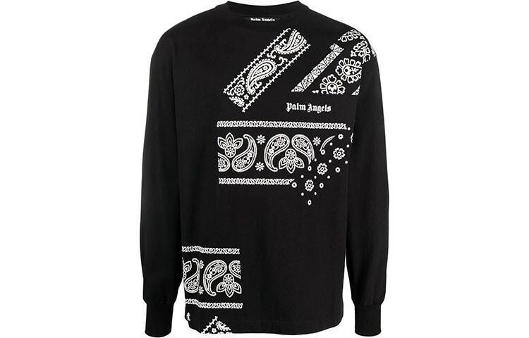 

Футболка мужская черная Palm Angels, черный