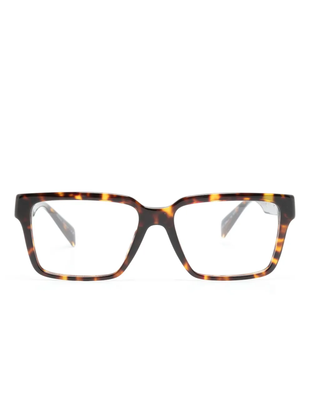 

Очки в квадратной оправе черепаховой расцветки Versace Eyewear, коричневый