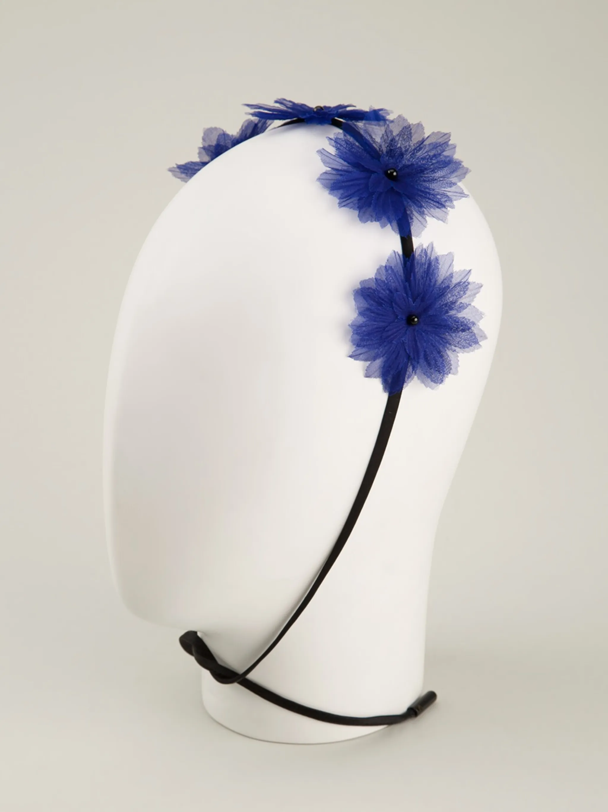 Ободок Shadow Flora Crown Gigi Burris Millinery, синий — фото 2