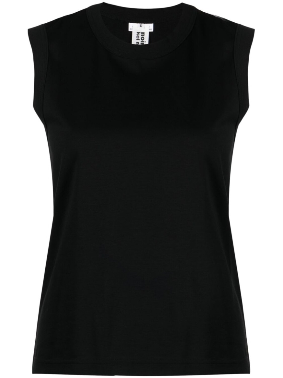 

Топ с круглым вырезом Noir Kei Ninomiya, черный