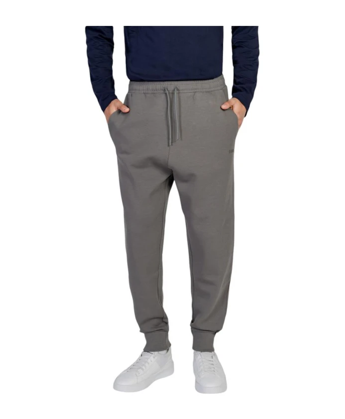 

Серые эластичные джинсы из смесовой хлопковой ткани. Hugo, серый