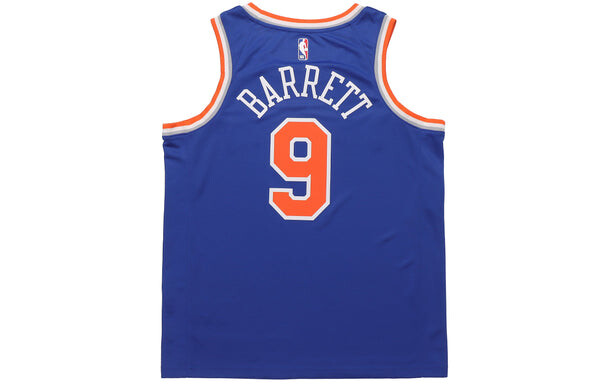 Футболка nba team limited jersey sw fan edition knicks barrett 9 blue Nike, синий — фото 2