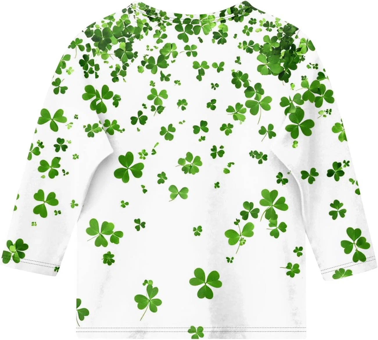 Футболка оверсайз с принтом St. Patrick's Day, 2-white — фото 3