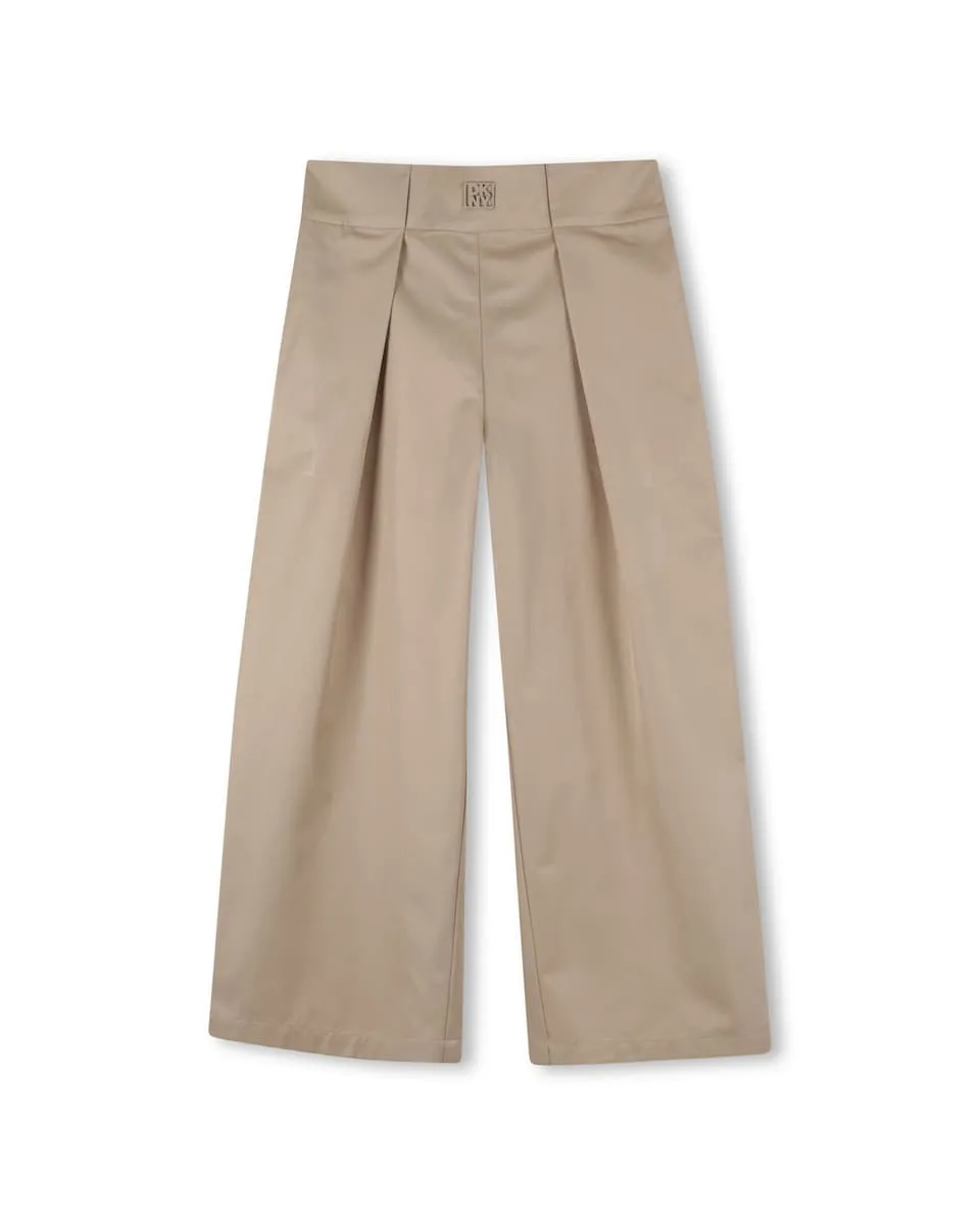 

Детские однотонные брюки DKNY, светло-коричневый