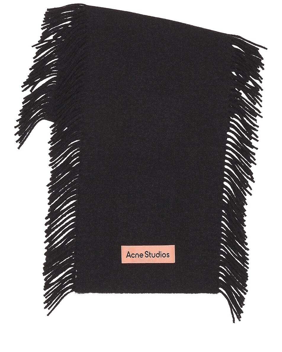 

Средний шарф Acne Studios, цвет Black Melange
