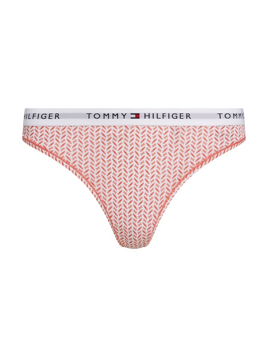 

Стринги Tommy Hilfiger Underwear Thong, цвет orange red/white