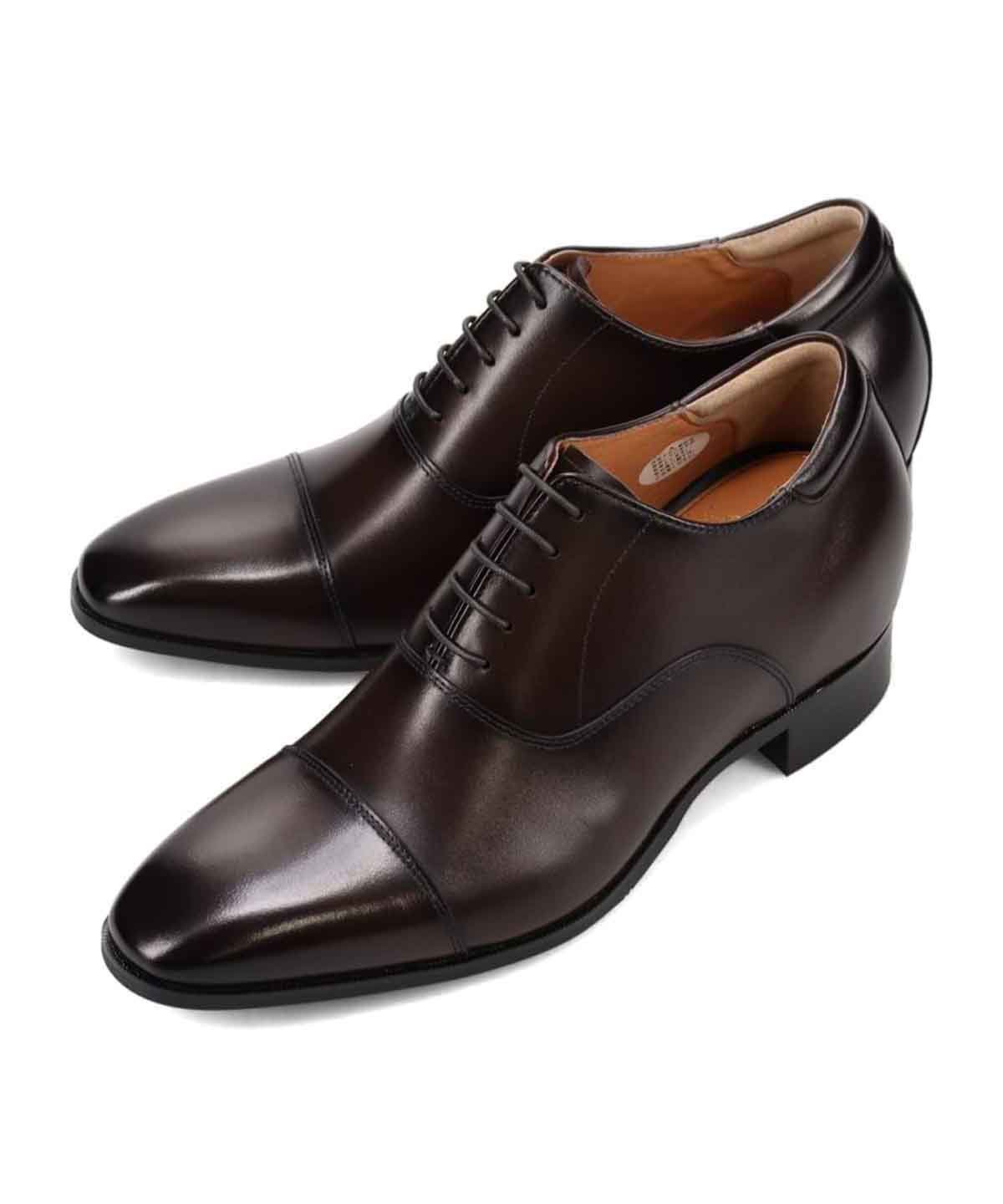 Классические туфли BEE с внутренним крылом и прямым носком (каблук 7 см) Bee Classic, Dark Brown