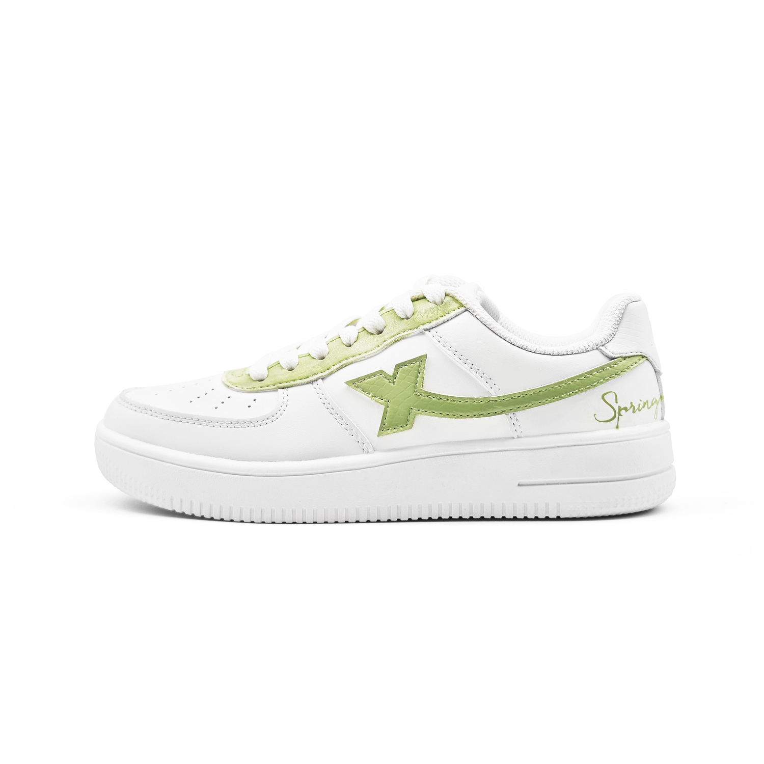 

XTEP Эйр Форс Уан Легкие Дышащие Кроссовки для Скейтбординга с Амортизацией Низкие Унисекс Белый, цвет White