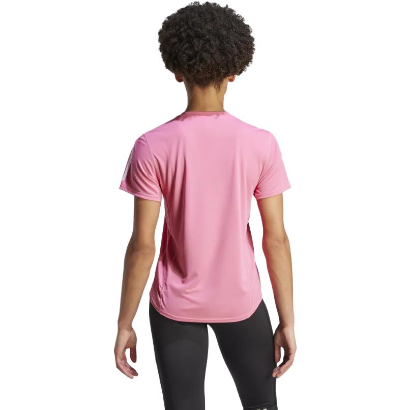 Футболка (WMNS) adidas Own the Run T-Shirt Asia Sizing 'Pink', розовый — фото 2