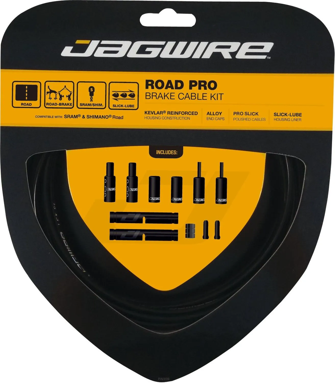 

Комплект тросиков тормоза Road Pro Jagwire, Black