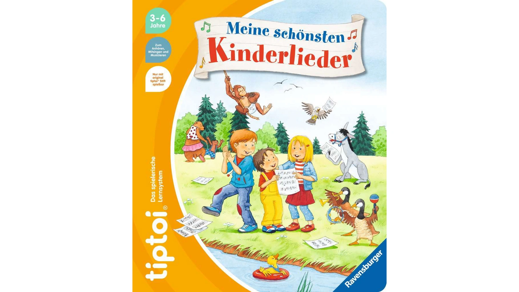 

Ravensburger Tiptoi Мои самые красивые детские песни, пойте вместе с Tiptoi!