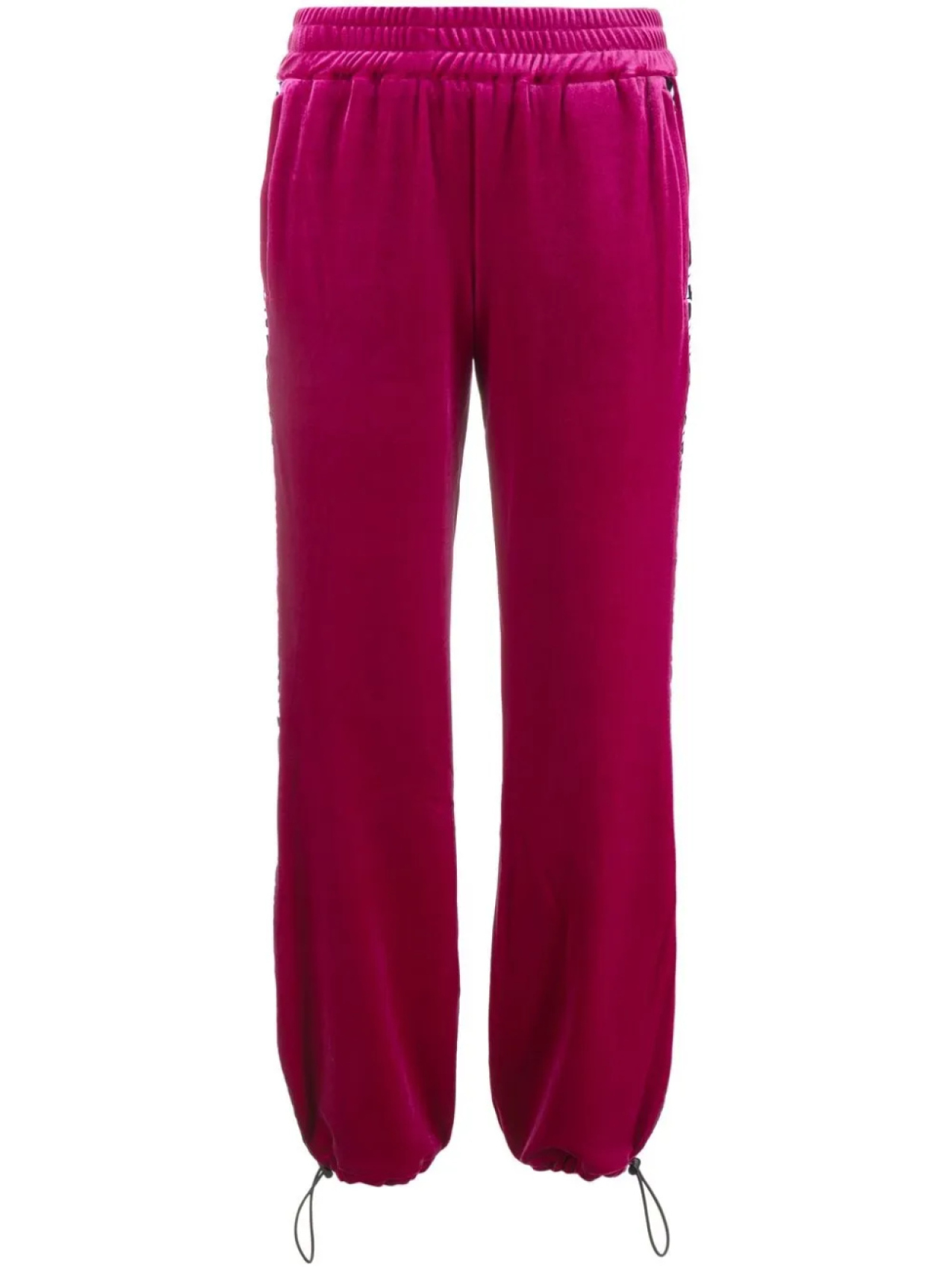 

Versace Jeans Couture спортивные брюки с логотипами на лампасах, розовый