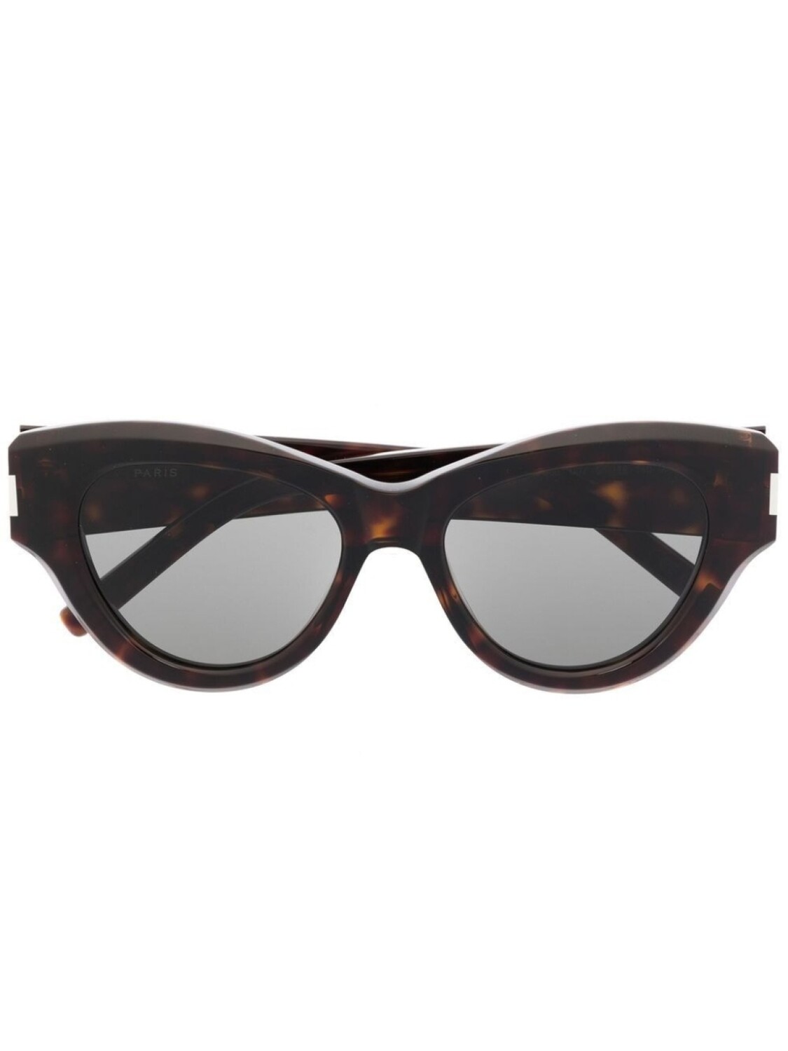 

Saint Laurent Eyewear солнцезащитные очки в оправе 'кошачий глаз', коричневый