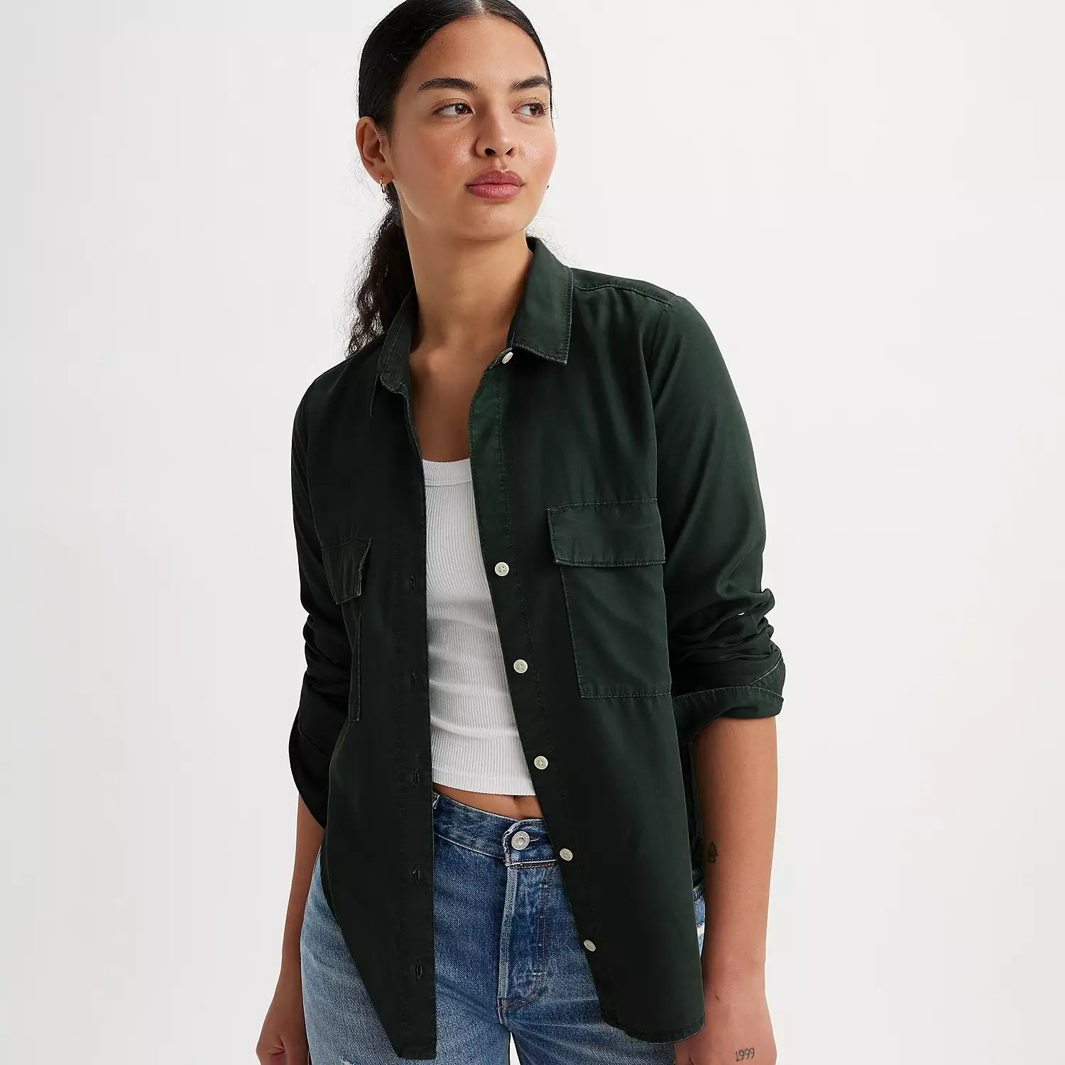 

Рубашка Doreen Utility Levi's, цвет Black Sand - Black