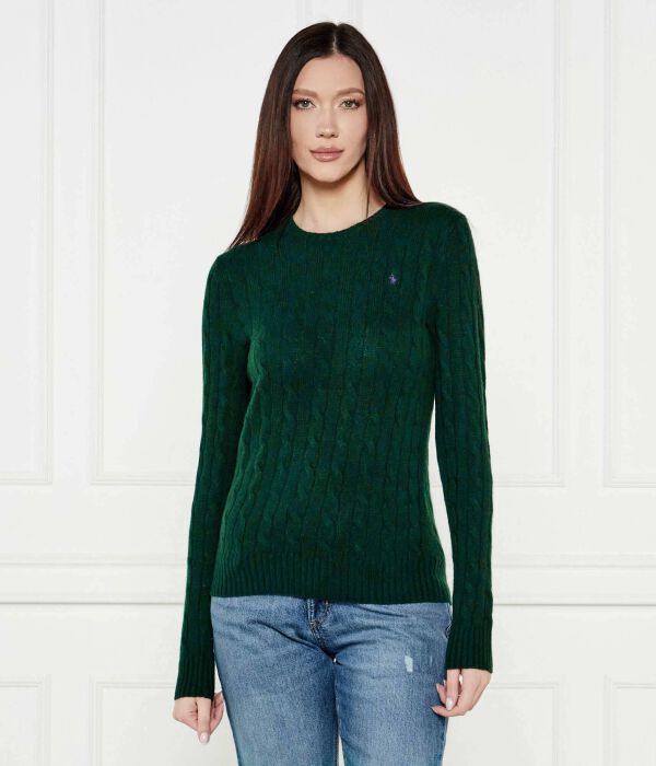 

Шерстяной свитер Джулианна Slim fit Polo Ralph Lauren, зеленый